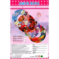 A0786 size 60 ROUND SWIMMING TYRE 22 inch SUPER HERO/ SPIDERMAN/ FROZEN Round swimming ring diameter