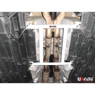 ULTRA RACING 4-Point Middle Lower Bar:AUDI S-8 '06/A8 D3 V8 '02 (4WD) [ML4-1875]