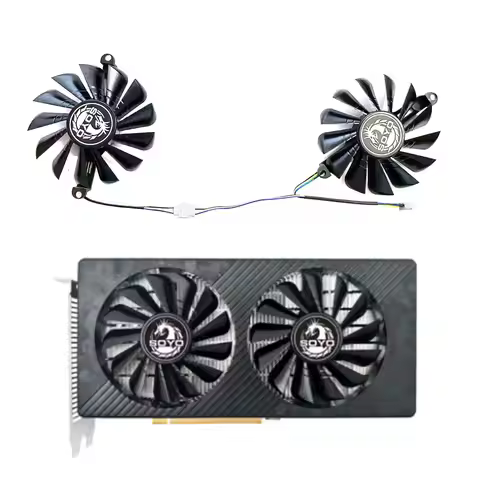 New 85MM 4PIN SOYO RX 580 GPU Fan Replacement for SOYO RX 580 2048sp video card fans