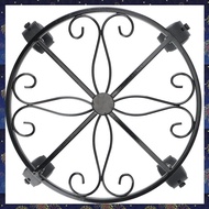 J7(RZDW) Plant with Wheels Rolling Plant Stand Heavy Duty Iron Garden Flower Pot Potted Plant with L