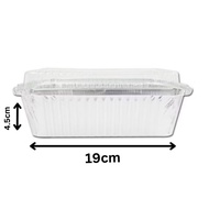 ALUMINIUM FOIL TRAY WITH LID COVER CODE 1650 5PCS