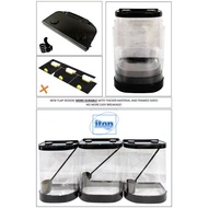 itop Satu Petak 43 Liter 34 Liter Dan 27 Liter Cap Payung Acrylic Container Original Drink Dispenser