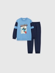 Bộ quần áo bé trai CANIFA in hình Wolfoo 2ST24W001