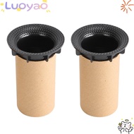LUOYAO1 2PCS E302 Speaker Port Tubes, 72mm x 118mm for 6-8 Inch Speakers Bass Enhancer, Replacement 