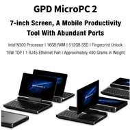 GPD 2025 Micro PC 2 7inch FHD TouchScreen Win11PRO N300 16GBDDR5 512GB SSD 490gram pocket size Table