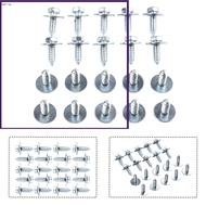 【BET】20xScrews Underrun Protection Underbody Mudguard Screw For BMW for Opel for Ford[my]