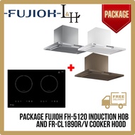 [BUNDLE] FUJIOH FH-5120 Induction Hob 65cm and FR-CL1890R/V 900MM Chimmey Cooker Hood 90cm