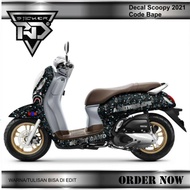 New Scoopy decal sticker. Scoopy sticker 2021 2022 bape