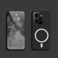 Casing For HMD Skyline TA-1600 Black Soft TPU Protective Back Cover With Magnetic Sticker