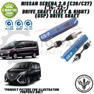 NISSAN SERENA C26 / C27 DRIVE SHAFT -BRAND 100% GSP ANSHIN