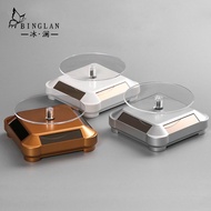 Solar Automatic Turntable Jewelry Rotating Table Watch Phone Jewelry Jade Jewelry Display Stand#6326