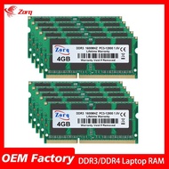 Factory wholesale DDR3L DDR4 2G 4GB 8GB 16GB 1333 PC3 1600Mhz DDR4 2666 Memory Latpop Memoria ram ddr3l SODIMM 4GB RAM 8GB