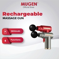 MUGEN Mini Relaxing Rechargeable Massage Gun Relaxation 4 Massage Head 6 Speeds