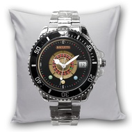 CASINO ROULETTE Men's Watch Stainless Steel Date Silver Adult Men's Custom Cool Latest 01