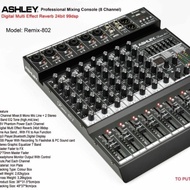 Mixer Ashley Remix 802 REMIX802 8 CHANNEL.ORIGINAL ASHLEY