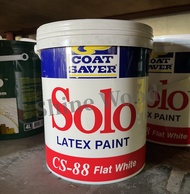 S.W Coat saver Solo CS-88 flat white/CS-99 gloss 4 Liter latex paint  #190