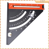 [ราคาจำกัดเวลา] Aluminum Alloy Ruler Triangle, Carpenter Speed Square Drafting Protractor Metal Tria