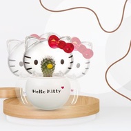 Hello Kitty不倒翁盆栽 經典款 桌上盆栽 療癒盆栽