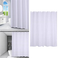 Modern Minimalist Plain Color PEVA Shower Curtain Hotel Bathroom Curtain Door Curtain Partition People Bathroom Set without Shower Curtain