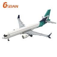 WestJet Boeing 737 MAX 8 Aircraft Building Blocks 721pcs Adult Building Blocks Toy Gift MOC‑244355