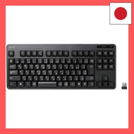 ELECOM USB Keyboard Wireless (Receiver Included) Membrane Compact Keyboard Black TK-FDM105TXBK