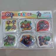 Super hero character eraser