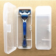 Men Universal Shaver Storage Box / Portable Travel Men's Razor Case / Transparent Plastic Razor Case