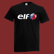 Elf Oil Car Engine Logo Men'S Black T-Shirt