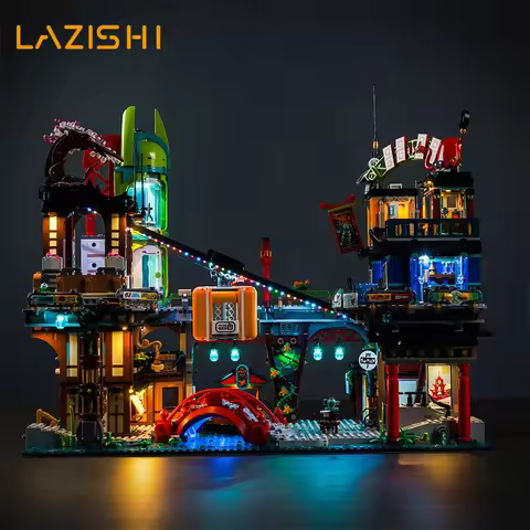 Lazishi LED Light 71799 Set for NINJAGO ® City Markets building block dedicated light (only includin