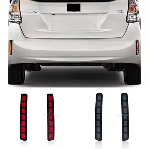 Car LED Rear bumper reflector light turn signal brake light For Toyota Spade Esquire NOAH/VOXY 80 Pr