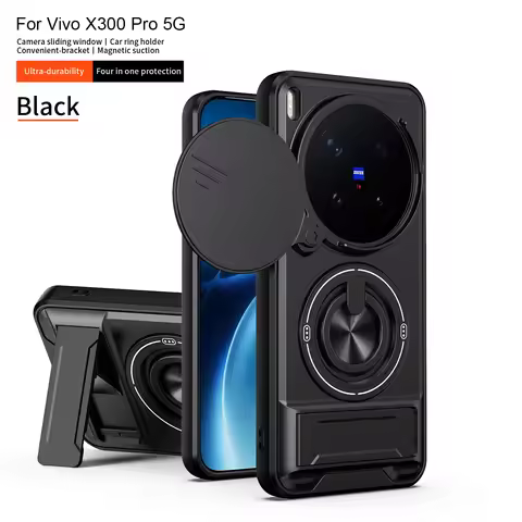 For Vivo X300 Ultra Case Vivo X300 Pro Cover vivo x300 Cases Magsafe Magnetic Fold Holder Military A