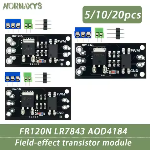 20/10/5PCS FR120N LR7843 AOD4184 D4184 Isolated MOSFET MOS Tube FET Module Replacement Relay 100V 9.