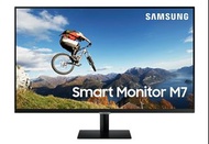 Samsung 32inch 32吋 LS32Am700UC 4K 無邊框智能顯示屏 Narrow border Smart Monitor (type-C, HDR, 上網功能及office 365)(全新)