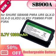 SB900A 3.7V 1800mAh for SHURE SB900B P9RA UR5 QLX-D ULX-D ULXD2 ULXD1 PSM900 P10R P3RA Stage Monitor