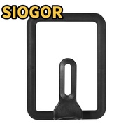 SIOGOR Skillet Lid, Silicone Edge Visible Pot Cover, Replacement Black Universal 13 * 18cm/15 * 18cm