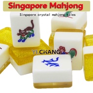 YICHANG SG Mahjong 【with animal tiles fei tiles joker tiles】 Acrylic Mahjong Hand Playing Mahjong