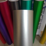 Stiker Skotlet Metalik Abu Doff Satin Lebar 45cm Scotlet Motor Warna Abu Doff Satin Skotlet Motor Ab
