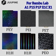 H1H PEY PEO PET PEI For Bambu Lab Build Plate X1 X1C A1 Mini P1P P1S Smooth Double-sided Spring Stee