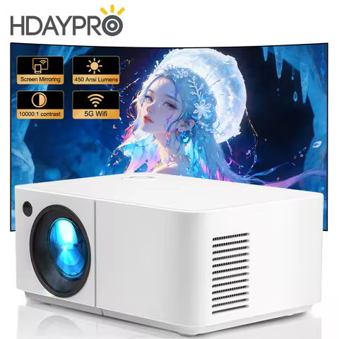 Full HD 1080P 4K HD300 WIFI Mini Beam Projector Home Theater Cinema Portable Video 3D Multimedia Pro