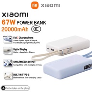 Xiaomi CCC Certification PowerBank Built-in Cable 20000mAh 67W MAX Multi-Device 65W Self-Charging