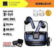 SonicGear TWS XP2 ANC TWS Earbuds Dual Mode Bluetooth Wireless 34 Hour Playtime