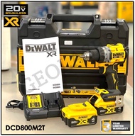 DeWalt 20V Max DCD800 13mm Brushless Cordless Drill Driver (DCD800M2T, Replaced DCD791)