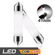 65Infinite (Double Pack COB C5W Ceramic 41mm) LED C5W 41mm Coating 3W 220LM Super Bright White (Whit
