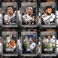 Drew Original Royal Madrid'BBC'C Robel Benzema Galaxy Battleship Homemade Football Star Card 5.20 ZQ