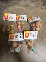 全新香港製造70年代微型娃娃五包