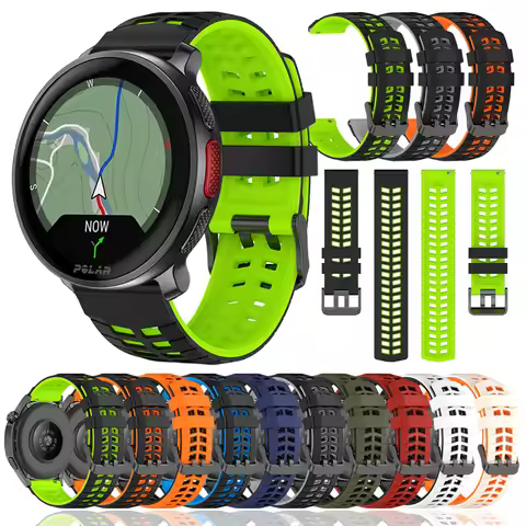 Silicone Smart Soft Strap For Polar Grit X/X2 Pro Titan M M2 M3 V3 22mm Bracelet For Xiaomi Watch S4