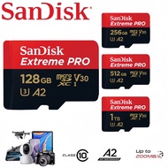 SanDisk Extreme Pro Micro SD Card 128GB 256GB 512GB 1TB MicroSDXC A2 V30 200MB/s Memory Card for Dro