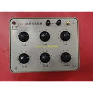 X4MK ZX21g Precision Plastic Variable Decade Resistance Resistor Box For Physical Electricity Teachi