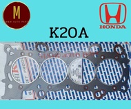 ประเก็นฝาสูบ HONDA K20A(ไฟ) CIVIC CR-V STREAM ACCORD INTEGRA TYPE-R RSX VTEC DOHC 2.0 16V PNA CV(87.