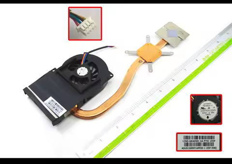 New Notebook Cooler Laptop CPU Cool Fan for ASUS A72 A72J K72 K72J K72JF K72JR 13GNXH1AM050-1 UDQFRZ